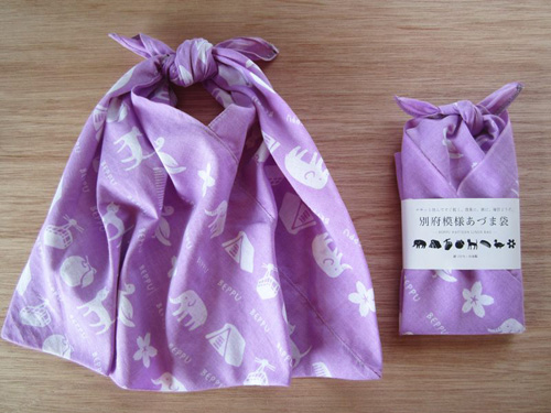washcloth bag of Beppu pattern